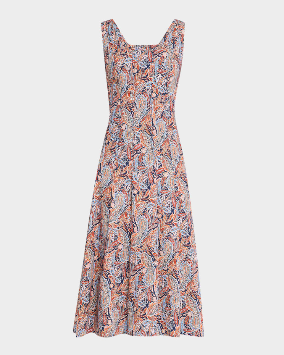 Jolie Fit-And-Flare Midi Dress